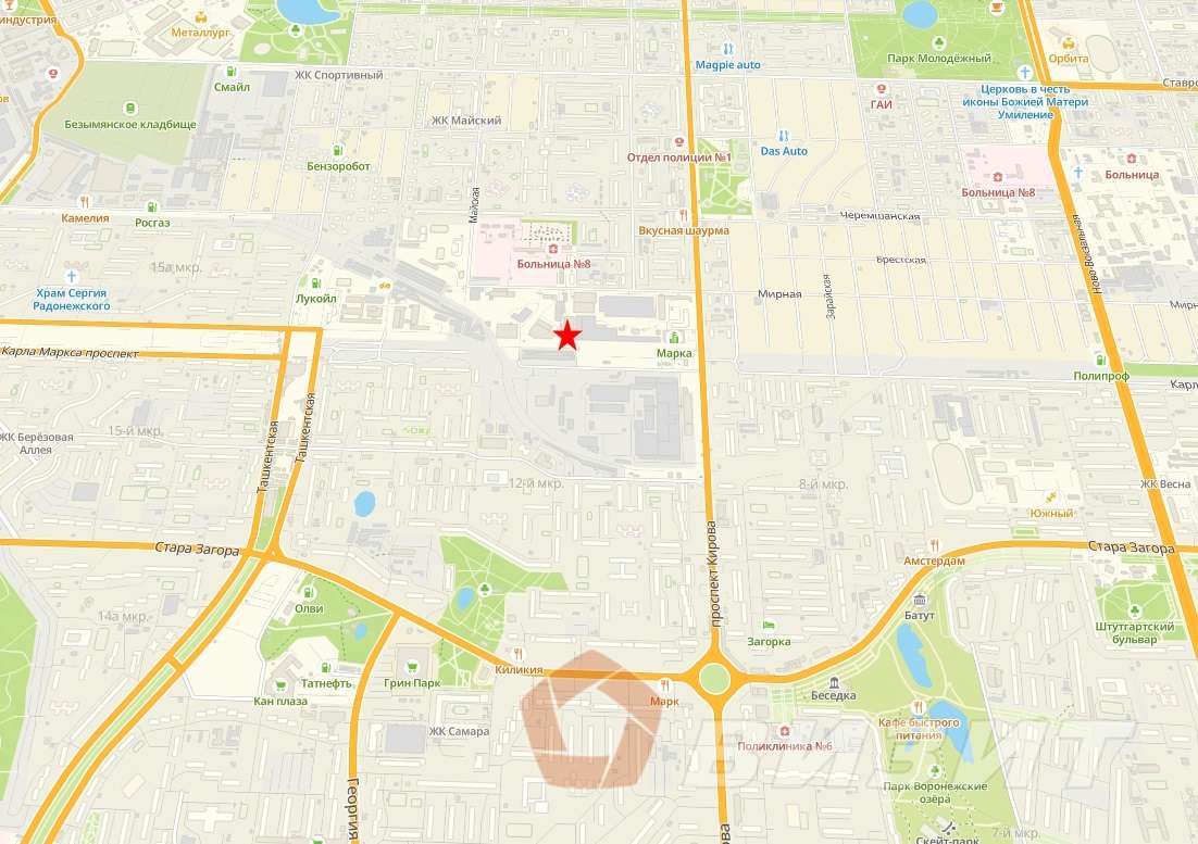 Аренда коммерческой недвижимости, 1130м <sup>2</sup>, Самара, Мирная улица,  162Б