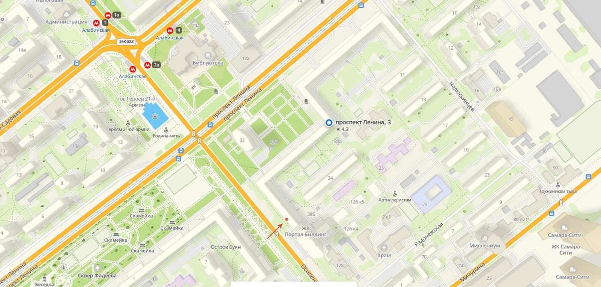 Аренда коммерческой недвижимости, 75м <sup>2</sup>, Самара, Ленина проспект,  3