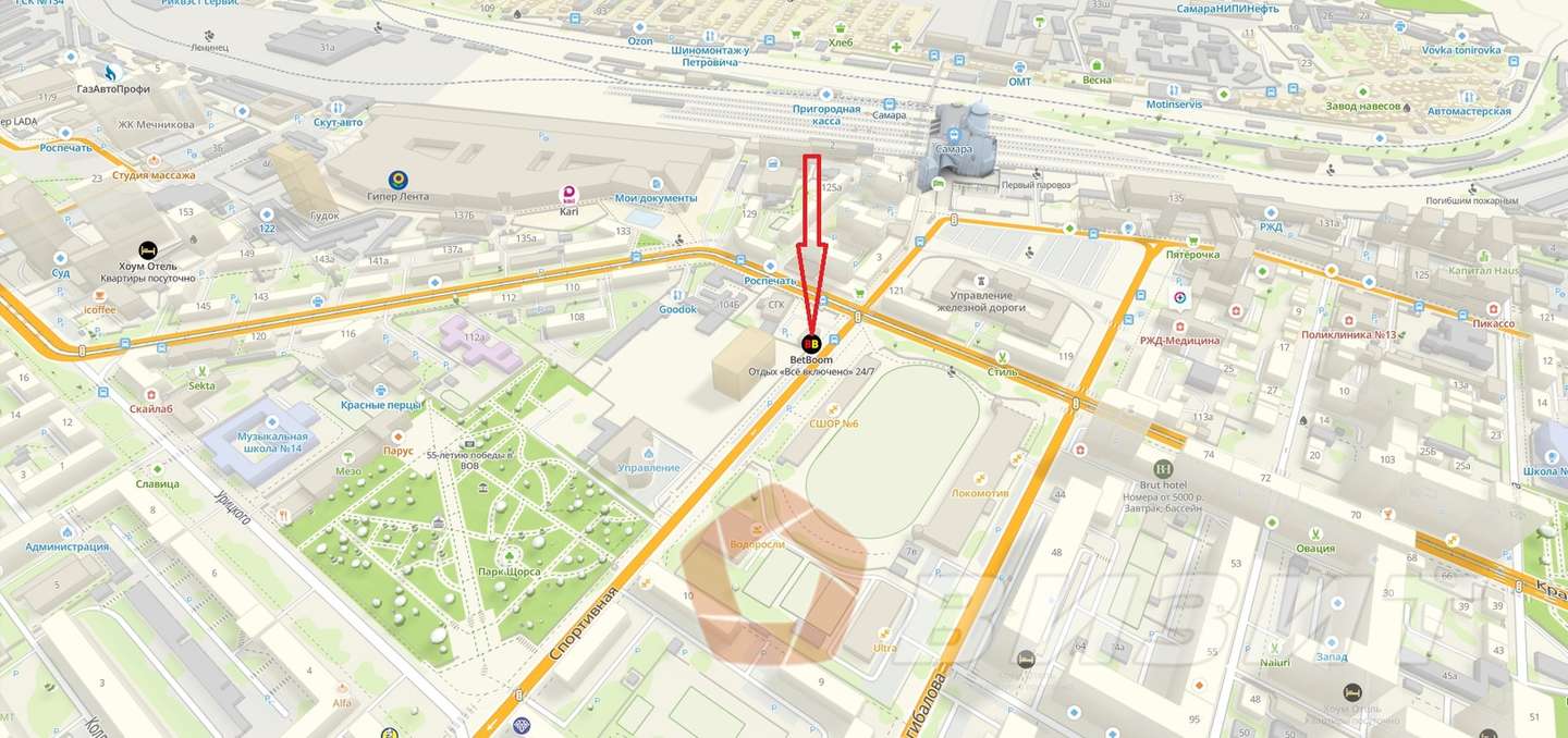 Аренда коммерческой недвижимости, 75м <sup>2</sup>, Самара, Спортивная улица,  11а