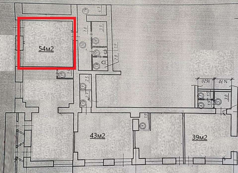 Аренда коммерческой недвижимости, 54м <sup>2</sup>, Самара, Гагарина улица,  124