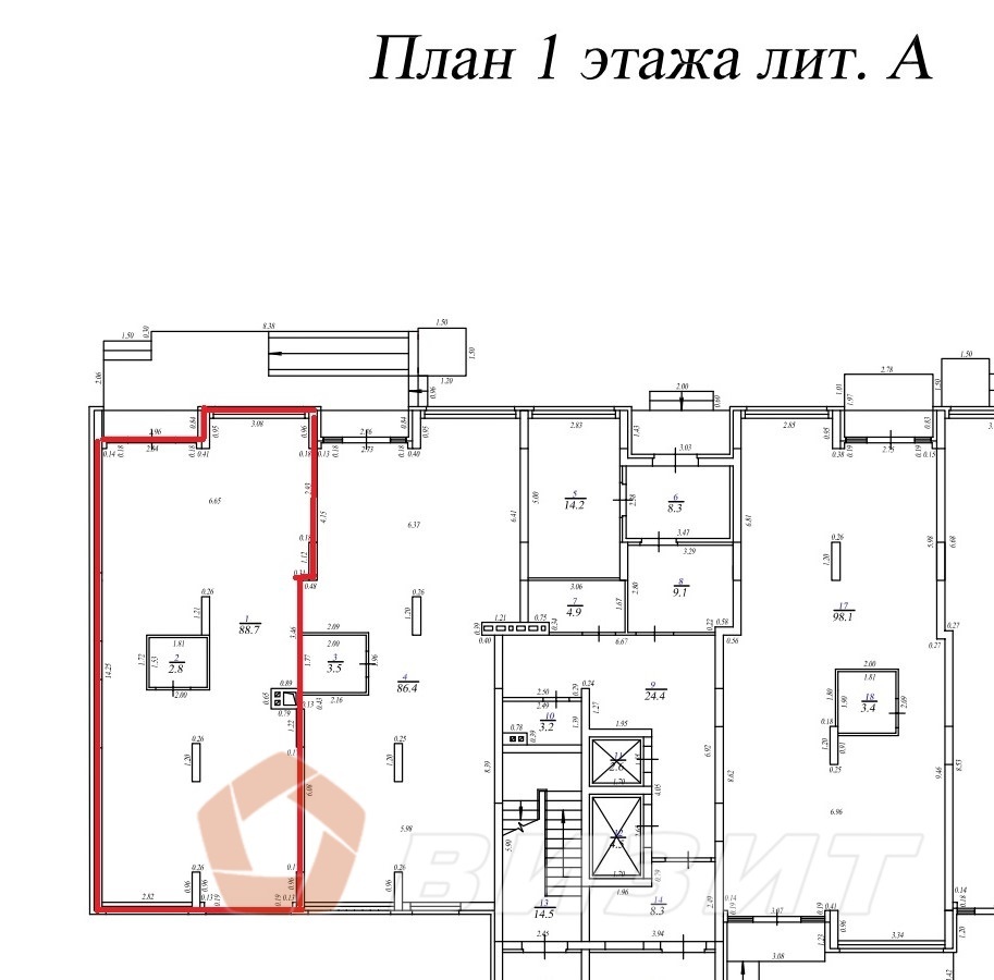 Аренда коммерческой недвижимости, 91м <sup>2</sup>, Самара, Южное шоссе,  11