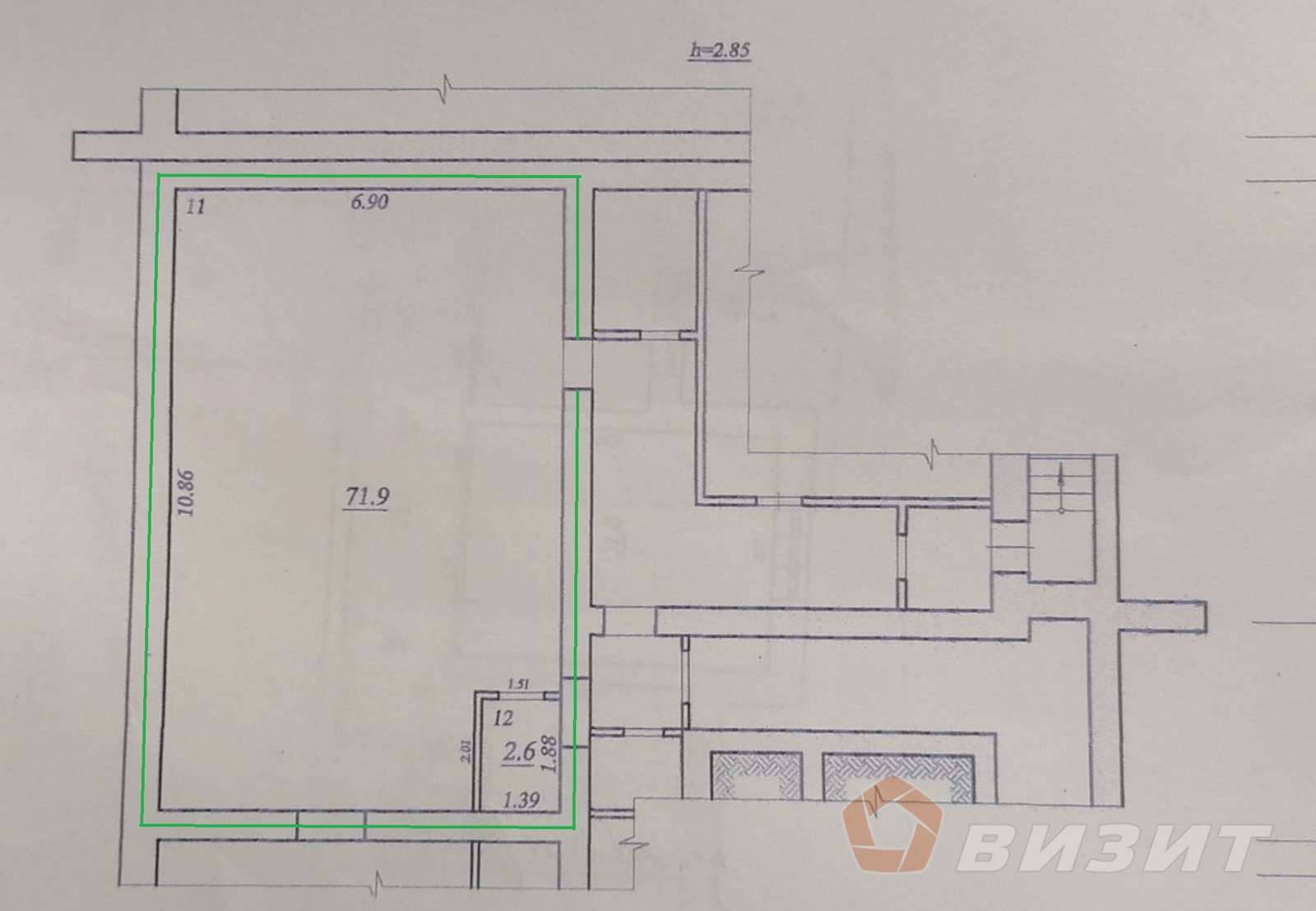 Продажа коммерческой недвижимости, 74м <sup>2</sup>, Самара, Карбышева улица,  67