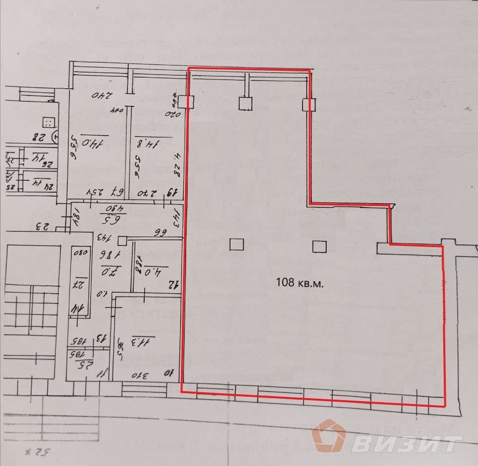 Аренда коммерческой недвижимости, 108м <sup>2</sup>, Самара, Мечникова улица,  52