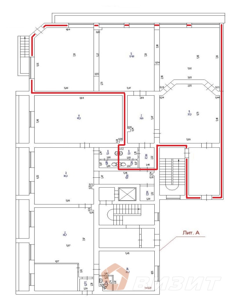 Продажа коммерческой недвижимости, 183м <sup>2</sup>, Самара, Пушкина улица,  223