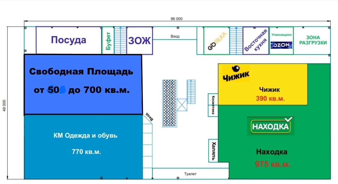 Аренда коммерческой недвижимости, 700м <sup>2</sup>, Самара, Волжское шоссе,  106