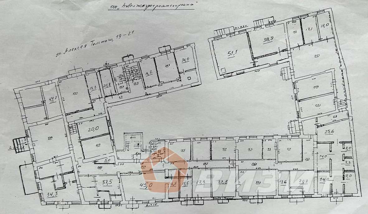 Продажа коммерческой недвижимости, 1250м <sup>2</sup>, Самара, Алексея Толстого улица,  19