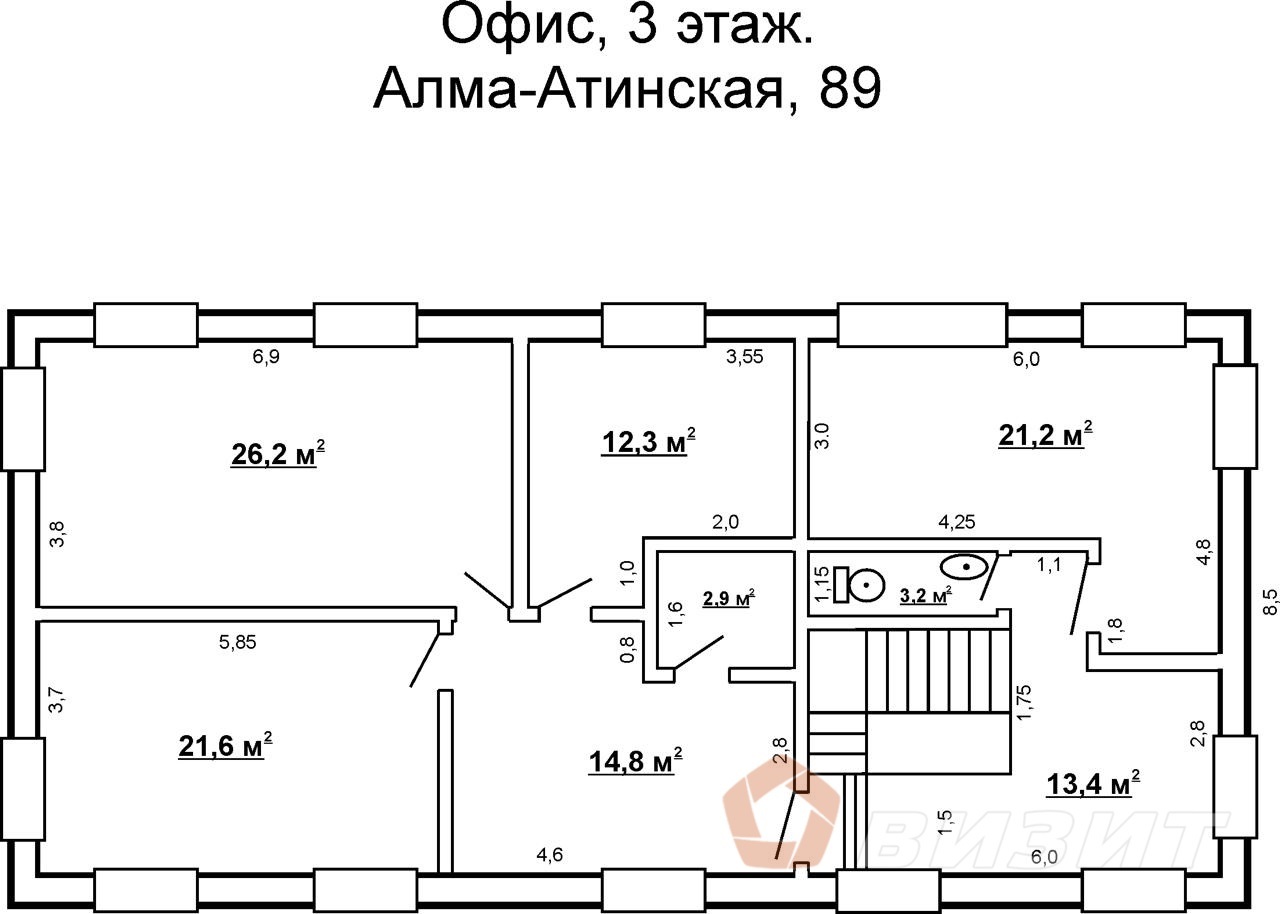 Аренда коммерческой недвижимости, 240м <sup>2</sup>, Самара, Алма-Атинская улица,  89