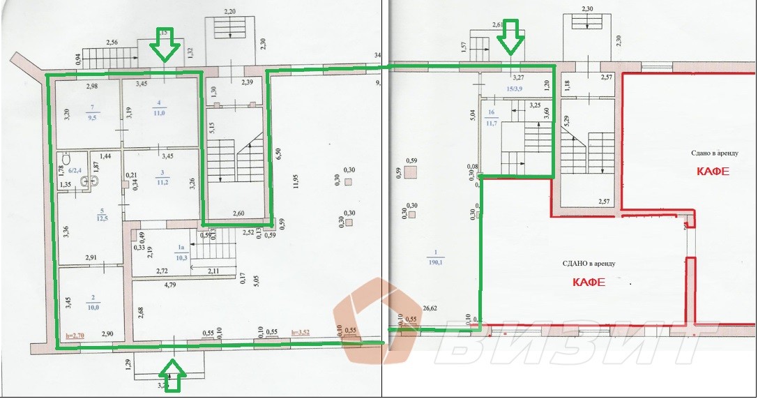 Аренда коммерческой недвижимости, 215м <sup>2</sup>, Новокуйбышевск, Белинского улица,  22