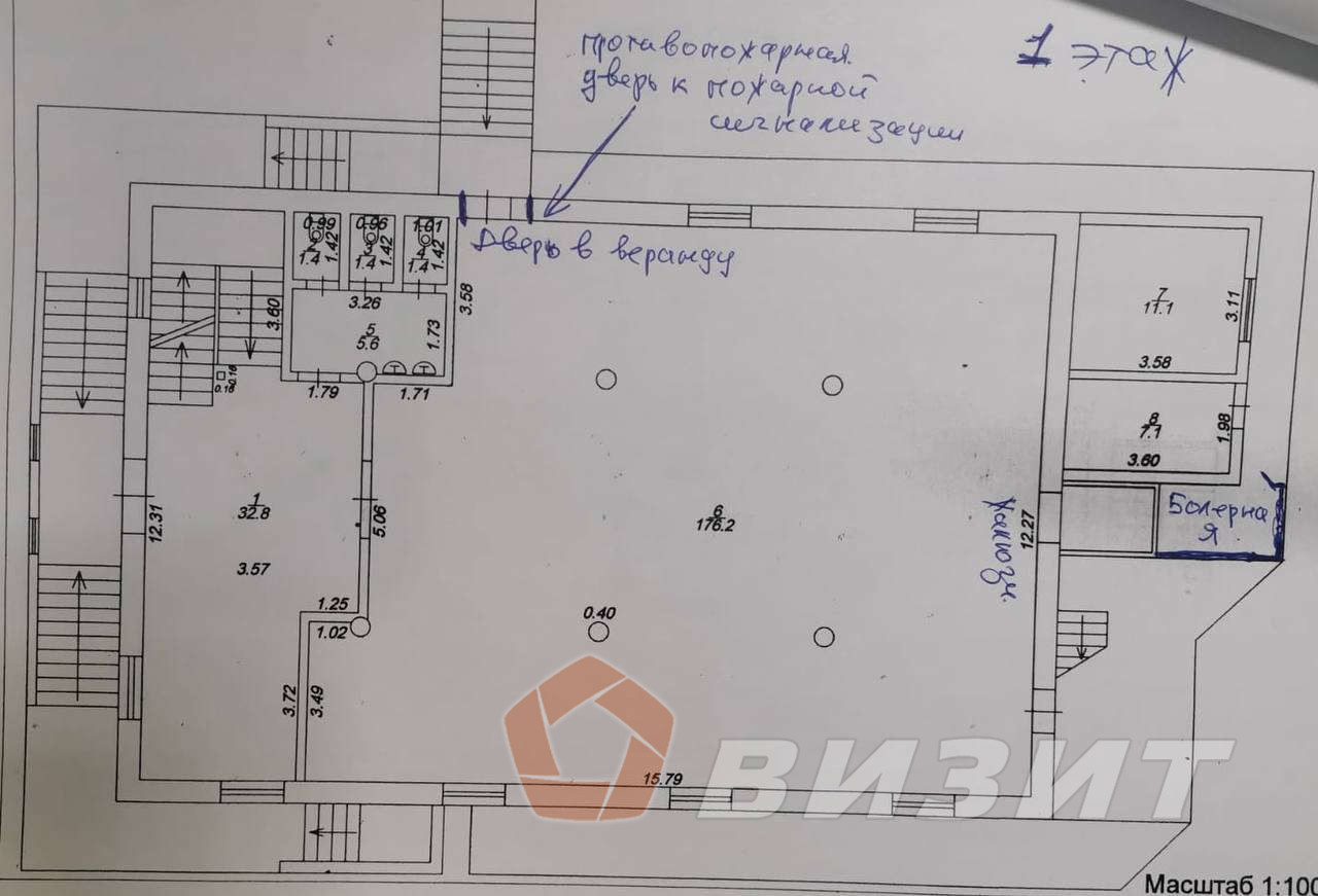 Аренда коммерческой недвижимости, 1085м <sup>2</sup>, Самара, Дыбенко улица,  104