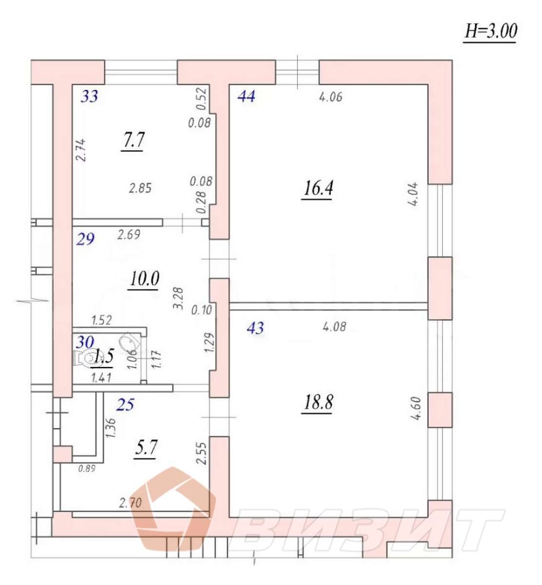 Продажа коммерческой недвижимости, 60м <sup>2</sup>, Самара, 3-й квартал,  28