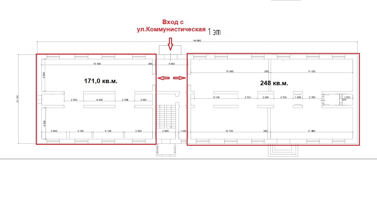 Аренда коммерческой недвижимости, 171м <sup>2</sup>, Самара, Коммунистическая улица,  4к1