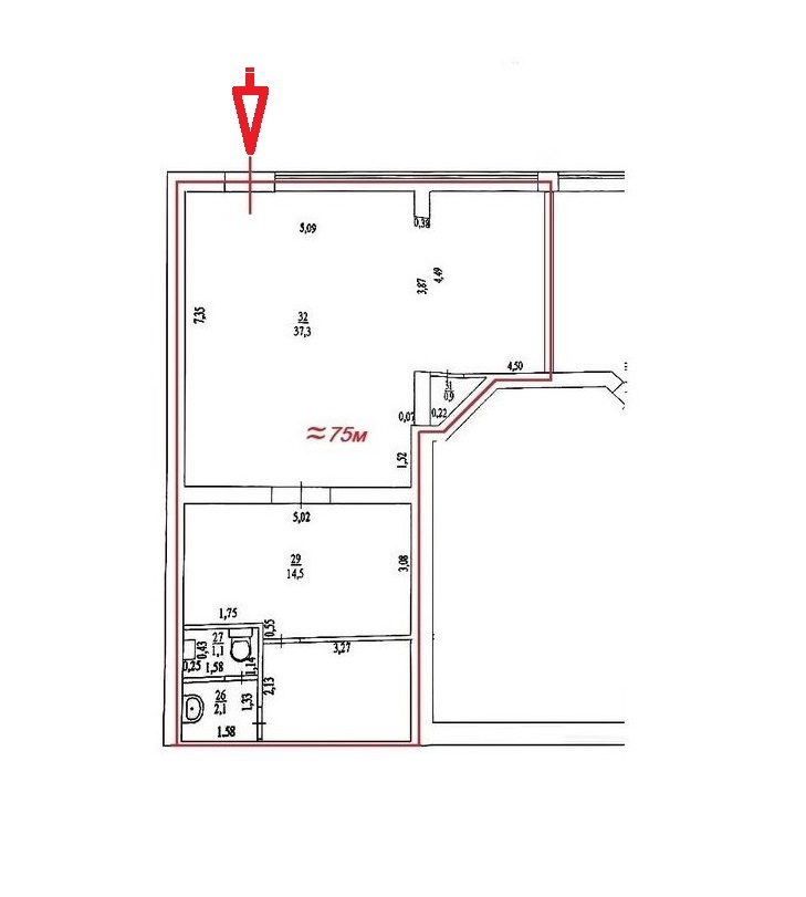 Аренда коммерческой недвижимости, 75м <sup>2</sup>, Самара, Пушкина улица,  223