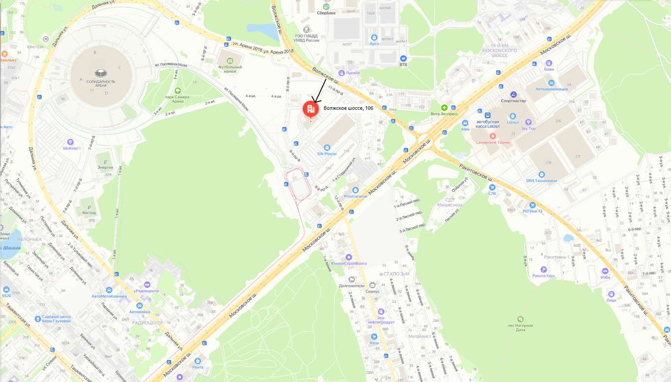 Аренда коммерческой недвижимости, 10000м <sup>2</sup>, Самара, Волжское шоссе,  106