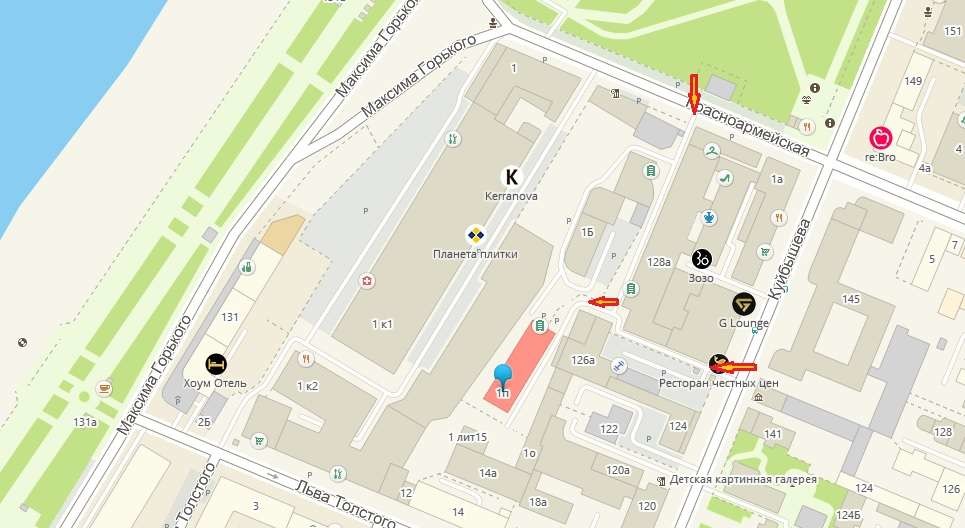 Аренда коммерческой недвижимости, 85м <sup>2</sup>, Самара, Красноармейская улица,  1П