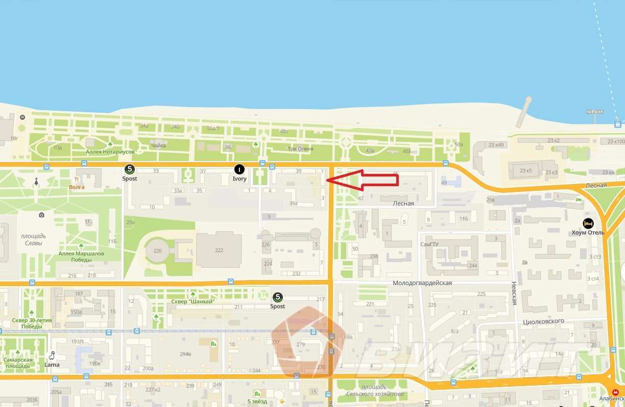 Аренда коммерческой недвижимости, 100м <sup>2</sup>, Самара, Полевая улица,  1