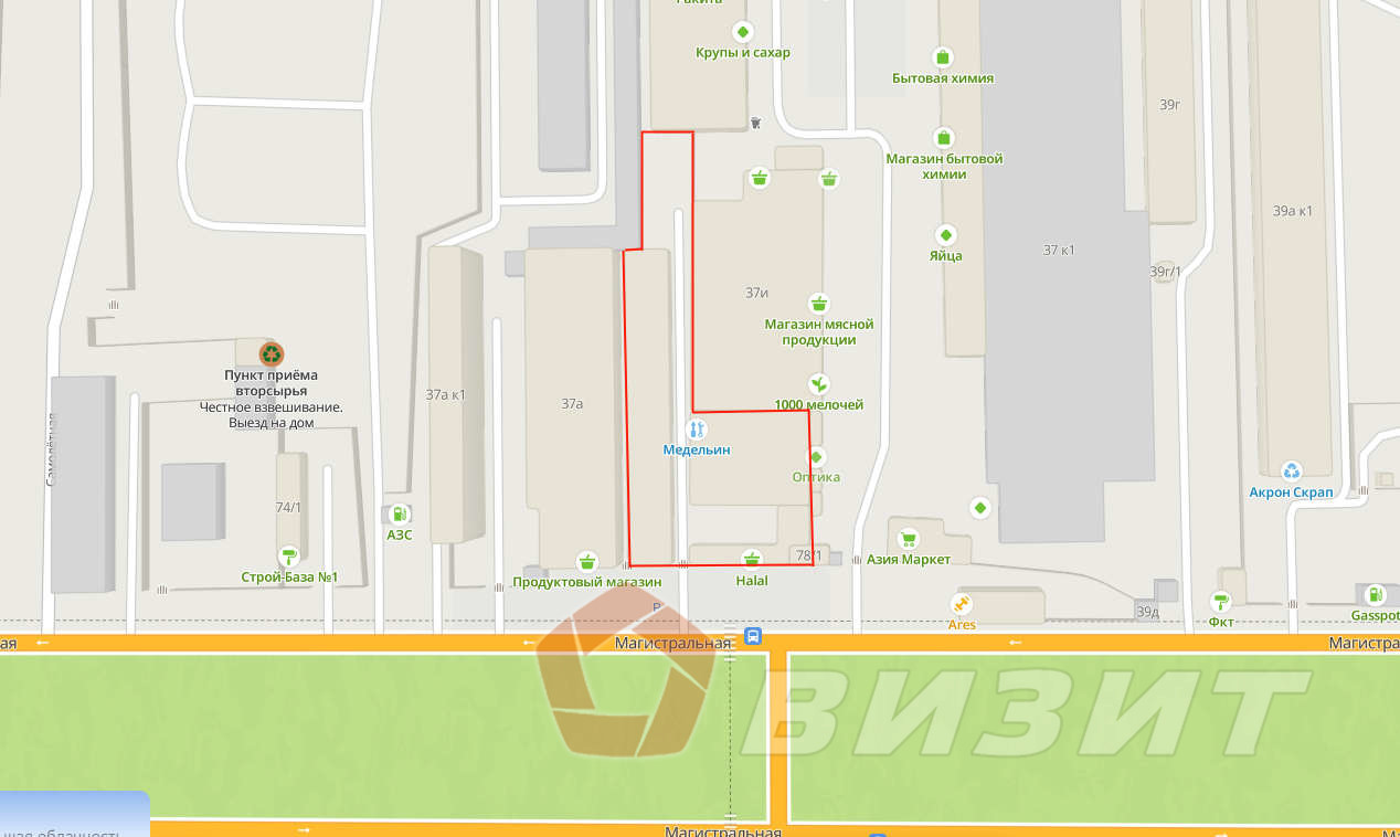 Продажа коммерческой недвижимости, 500м <sup>2</sup>, Самара, Магистральная улица,  78