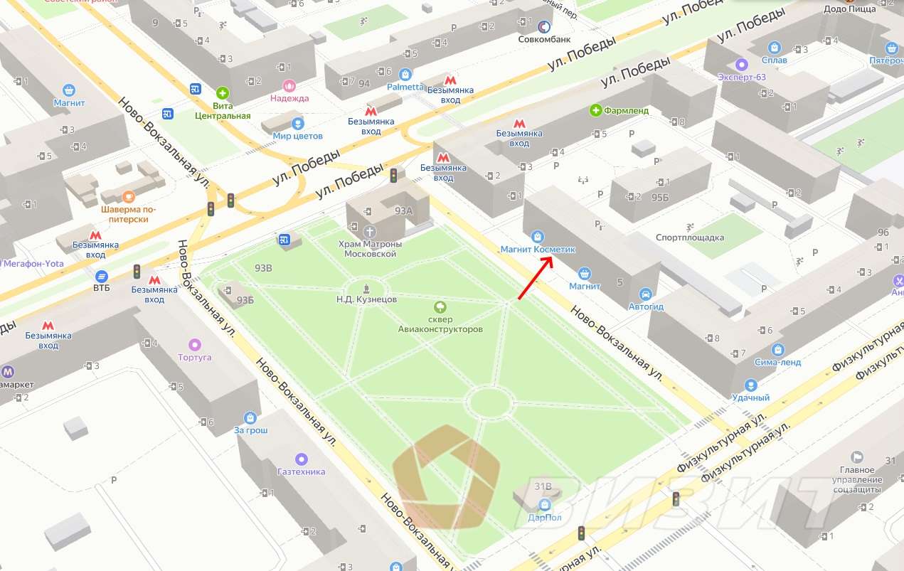 Аренда коммерческой недвижимости, 80м <sup>2</sup>, Самара, Ново-Вокзальная улица,  5