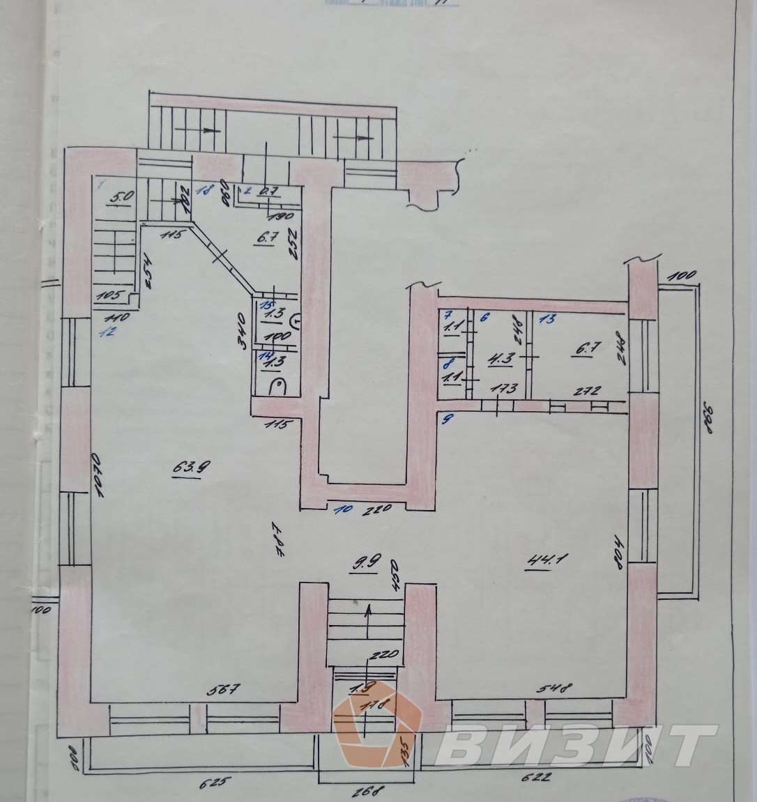 Аренда коммерческой недвижимости, 221м <sup>2</sup>, Самара, Гагарина улица,  109