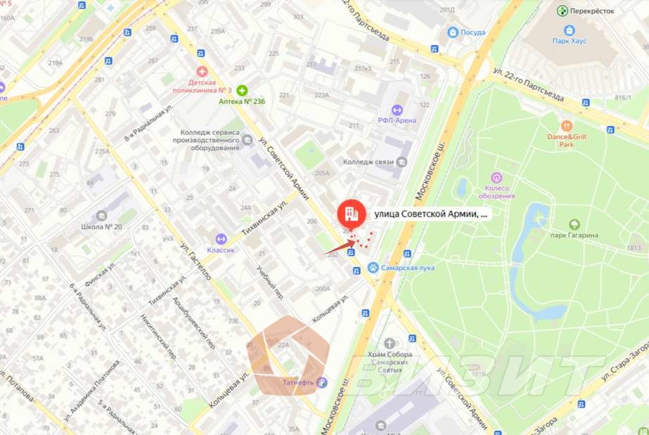 Аренда коммерческой недвижимости, 84м <sup>2</sup>, Самара, Советской Армии улица,  201