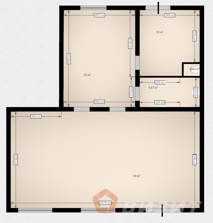 Аренда коммерческой недвижимости, 100м <sup>2</sup>, Самара, Полевая улица,  1