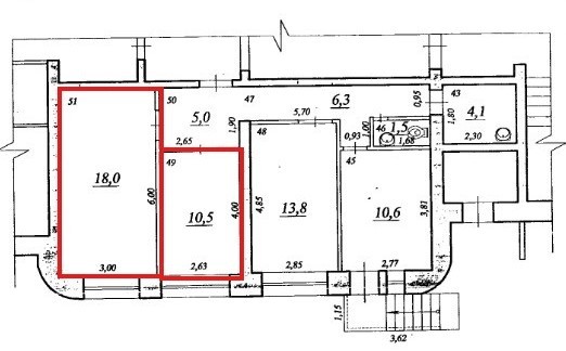 Аренда коммерческой недвижимости, 28м <sup>2</sup>, Самара, Некрасовская улица,  79