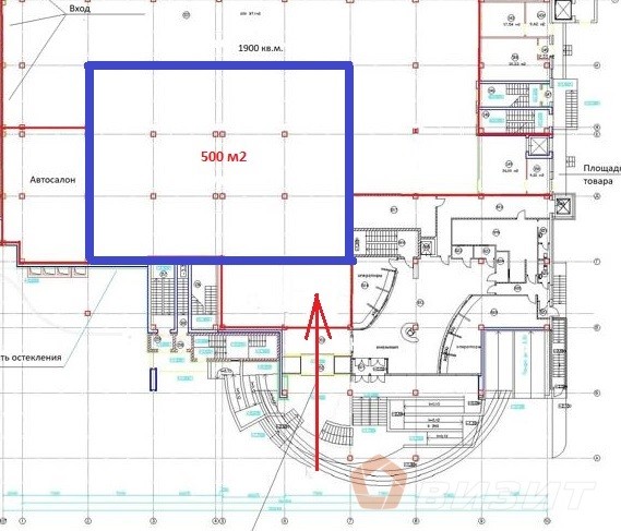 Аренда коммерческой недвижимости, 500м <sup>2</sup>, Самара, Московское шоссе,  17