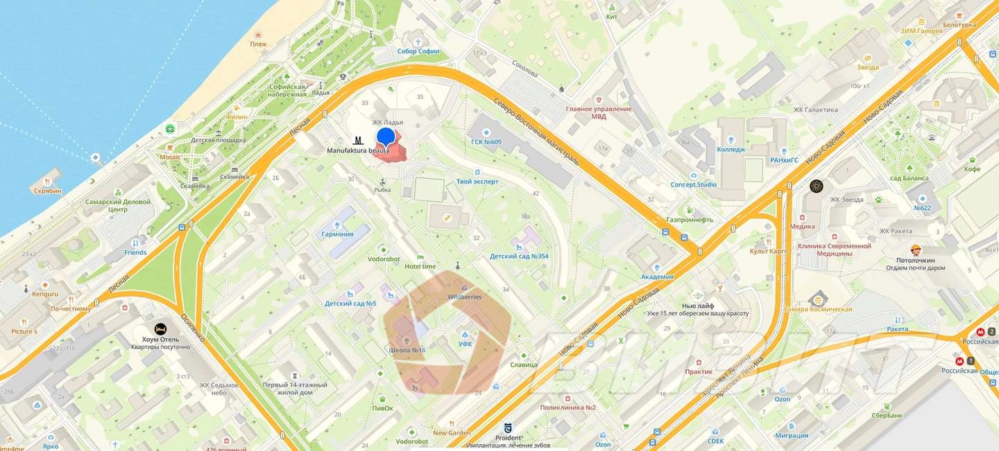 Аренда коммерческой недвижимости, 102м <sup>2</sup>, Самара, Лесная улица,  31