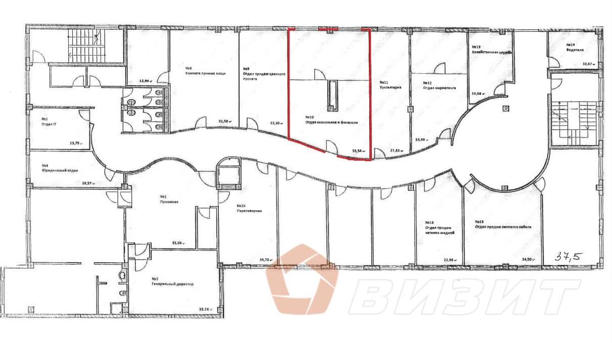 Аренда коммерческой недвижимости, 55м <sup>2</sup>, Самара, Ерошевского улица,  20