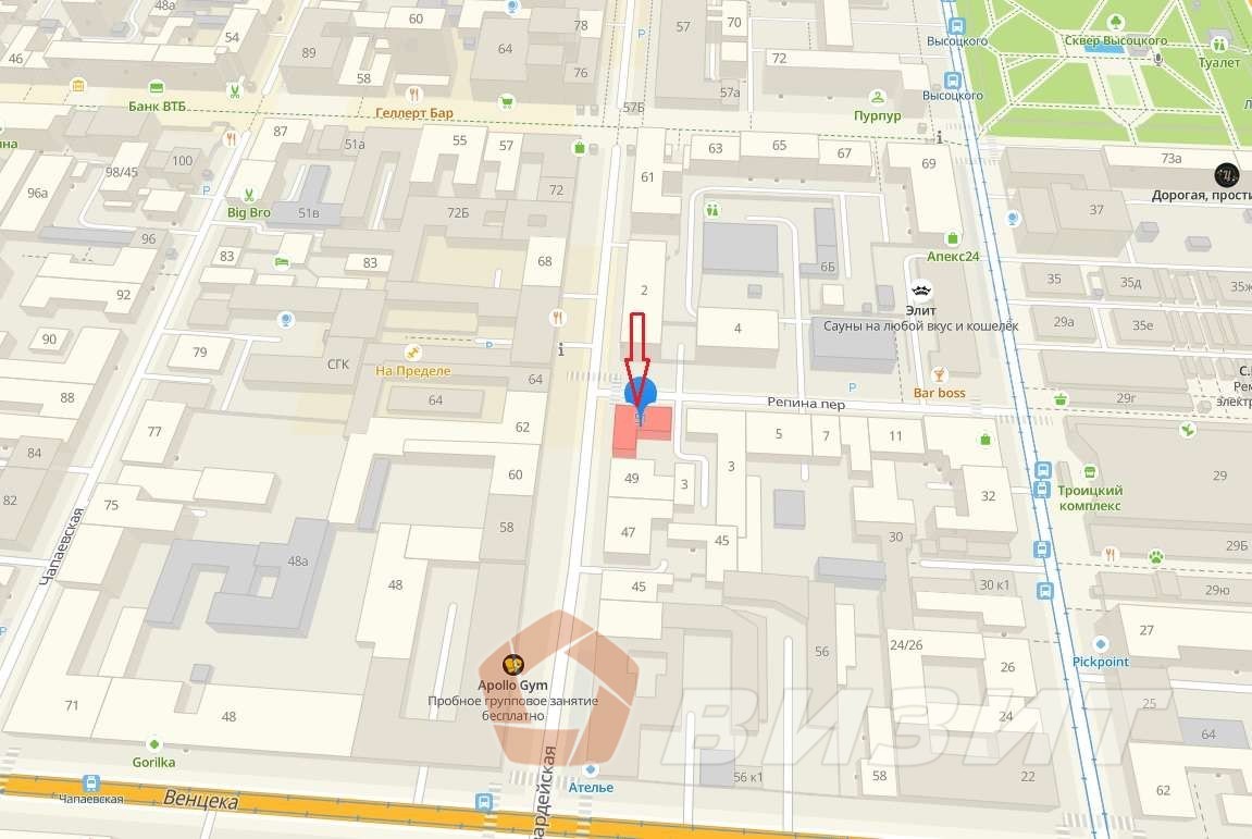 Продажа коммерческой недвижимости, 145м <sup>2</sup>, Самара, Молодогвардейская улица,  51