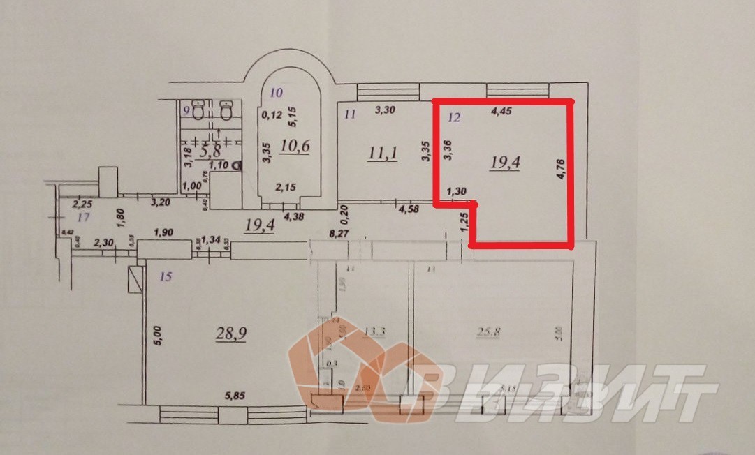 Аренда коммерческой недвижимости, 19м <sup>2</sup>, Самара, Алексея Толстого улица,  45а