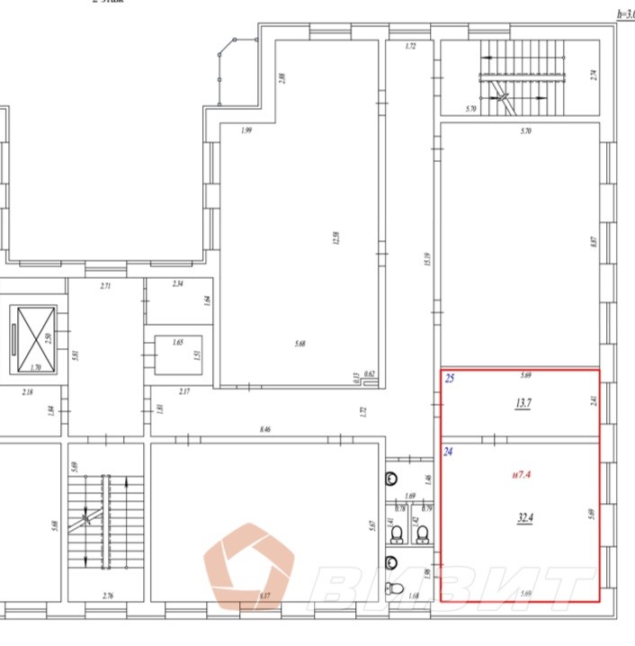 Продажа коммерческой недвижимости, 46м <sup>2</sup>, Самара, Академика Павлова улица,  35