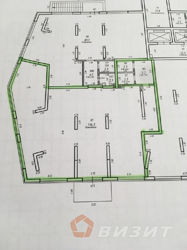 Аренда коммерческой недвижимости, 126м <sup>2</sup>, Самара, Карла Маркса проспект,  246