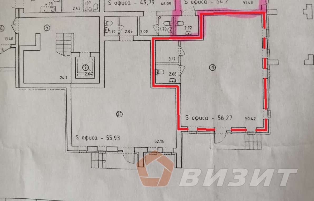 Аренда коммерческой недвижимости, 56м <sup>2</sup>, Самара, Байкальский переулок,  12