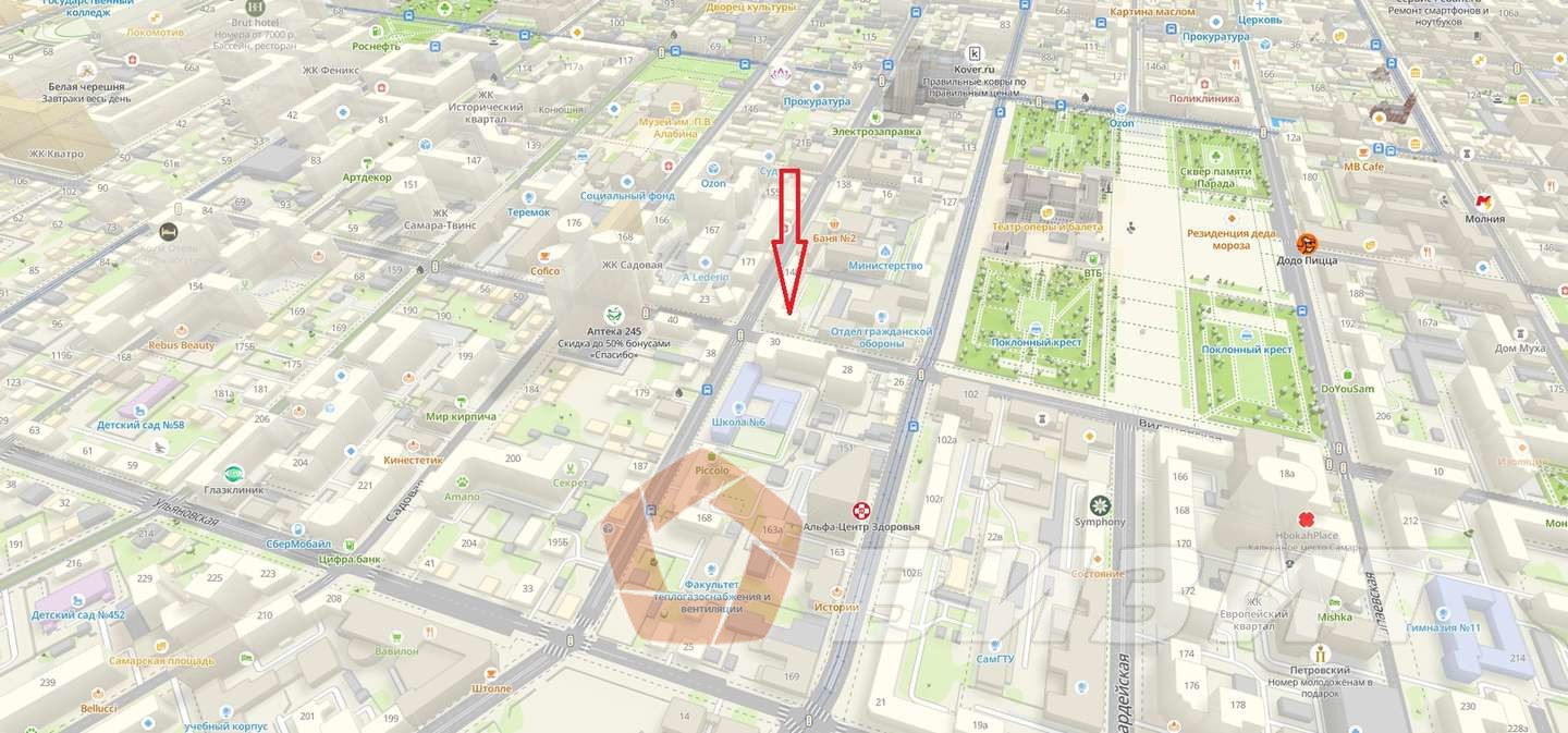 Продажа коммерческой недвижимости, 115м <sup>2</sup>, Самара, Самарская улица,  148