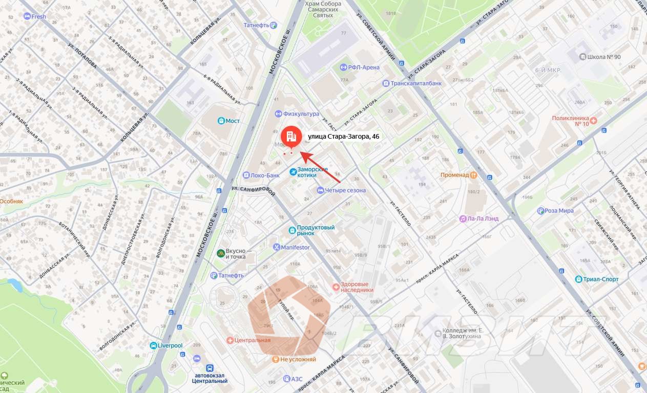 Продажа коммерческой недвижимости, 41м <sup>2</sup>, Самара, Стара-Загора улица,  46