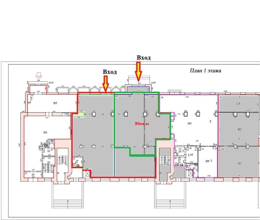 Аренда коммерческой недвижимости, 90м <sup>2</sup>, Самара, Кирова проспект,  180
