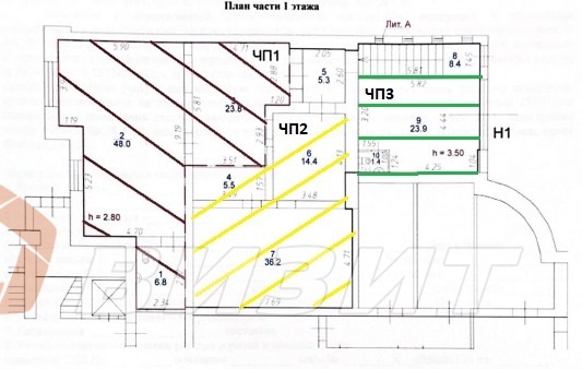 Продажа коммерческой недвижимости, 176м <sup>2</sup>, Новокуйбышевск, Победы проспект,  21