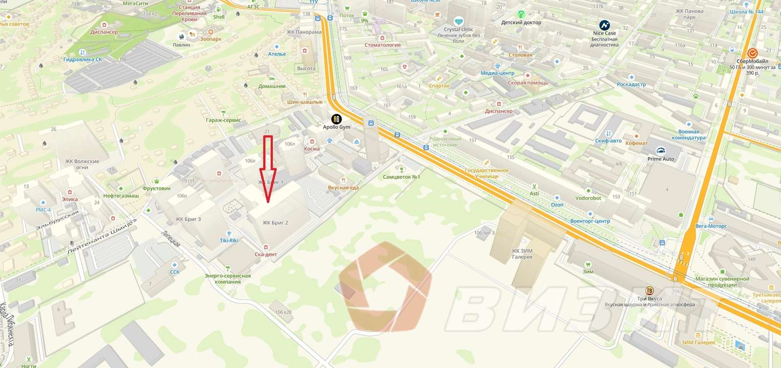 Аренда коммерческой недвижимости, 243м <sup>2</sup>, Самара, Ново-Садовая улица,  106М