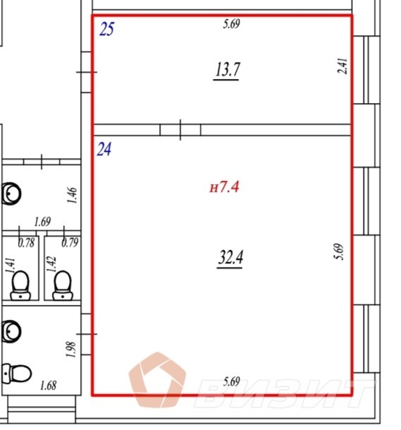 Продажа коммерческой недвижимости, 46м <sup>2</sup>, Самара, Академика Павлова улица,  35