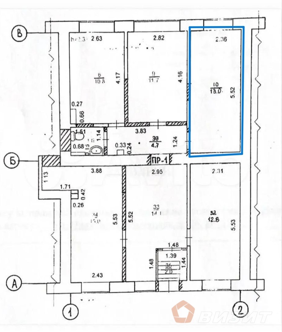 Аренда коммерческой недвижимости, 13м <sup>2</sup>, Самара, Никитинская пл,  26