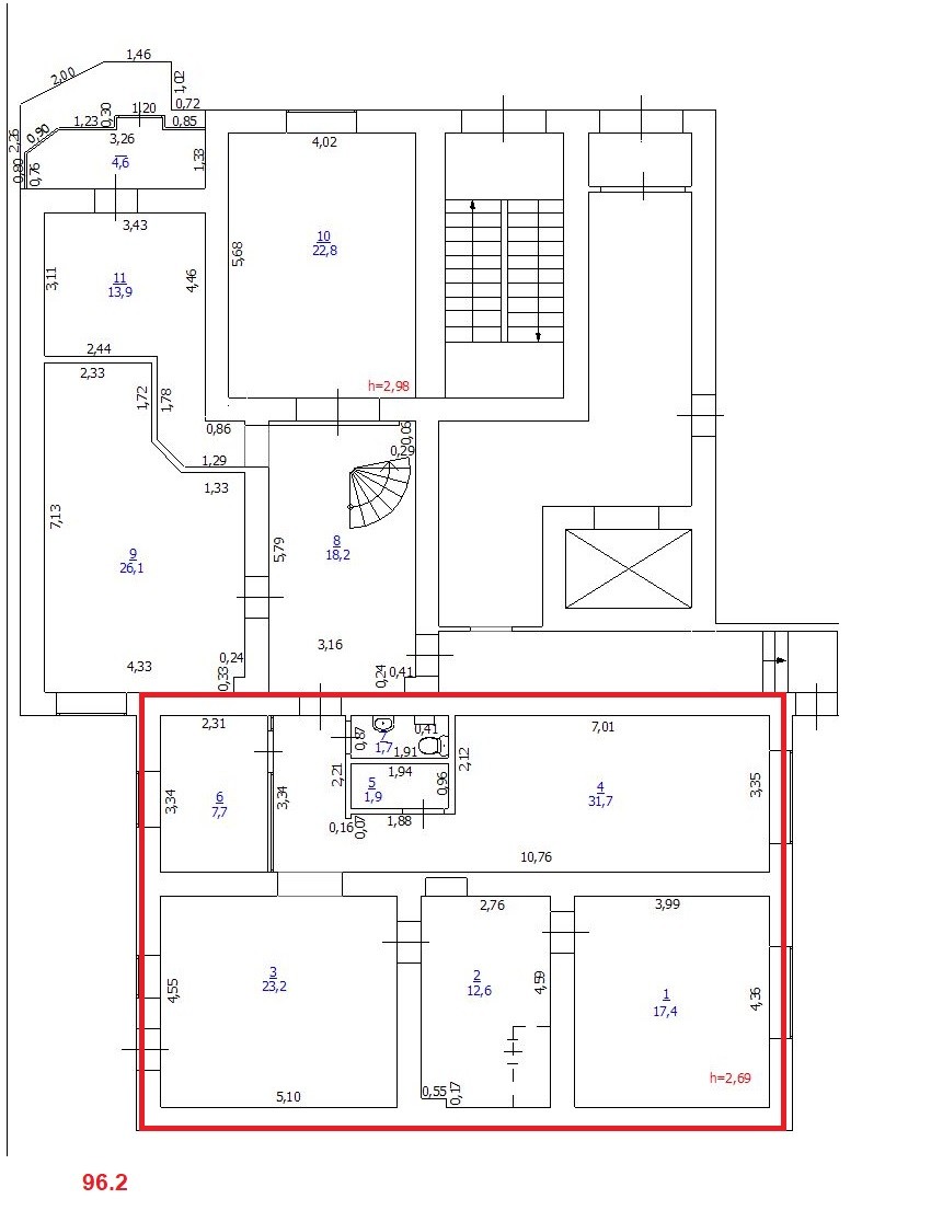 Аренда коммерческой недвижимости, 96м <sup>2</sup>, Самара, Рабочая улица,  85
