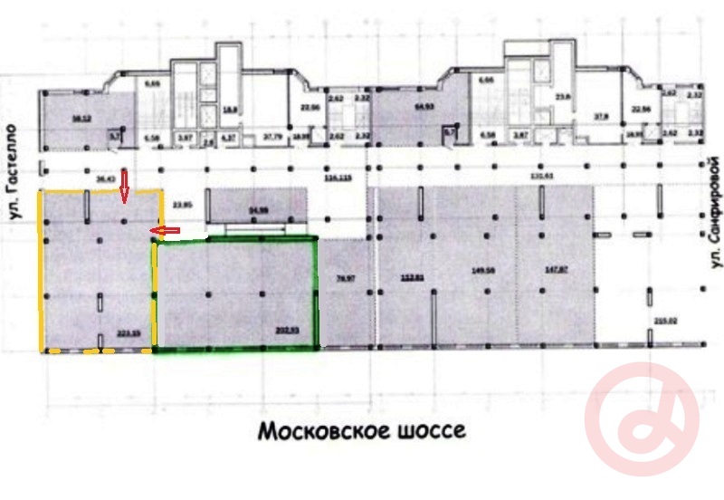 самара московская 55 на карте