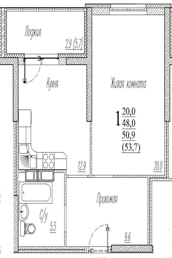 Продажа 1-комнатной квартиры, Самара, Победы улица,  3кБ