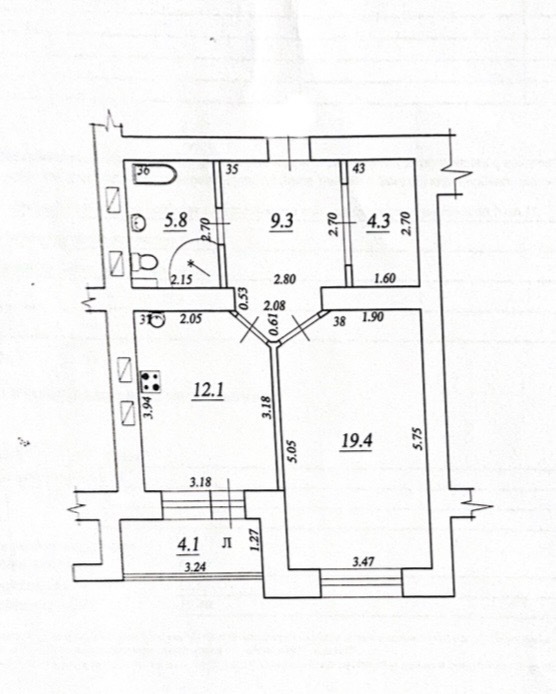 Продажа 1-комнатной квартиры, Самара, Карла Маркса проспект,  55