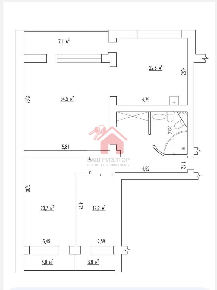 Продажа 3-комнатной квартиры, Самара, Советской Армии улица,  240б