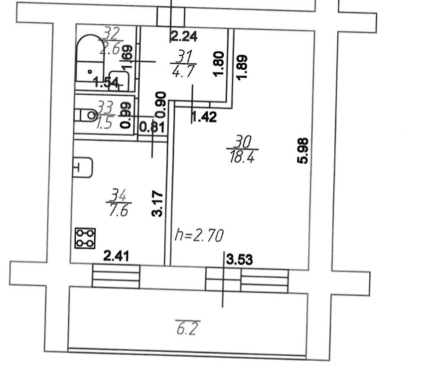 Продажа 1-комнатной квартиры, Самара, Партизанская улица,  78в